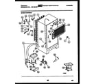 Frigidaire GTN155HH1 system and automatic defrost parts diagram