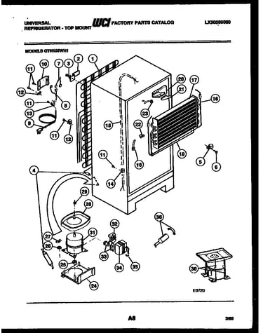 System and automatic defrost parts
