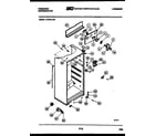 Frigidaire FPD18TLF0 cabinet parts diagram