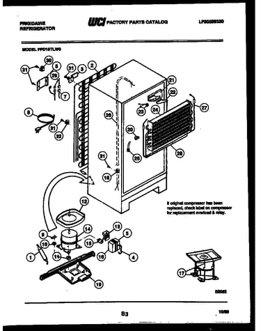 System and automatic defrost parts