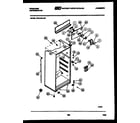 Frigidaire FPDA18TLA0 cabinet parts diagram