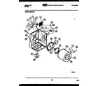 Frigidaire DECSFL1 cabinet and component parts diagram