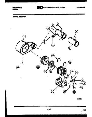 Motor and blower parts