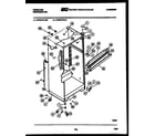 Frigidaire FPCE21TILW1 cabinet parts diagram