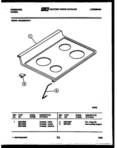 Cooktop parts