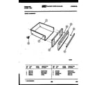 Frigidaire GPG39WNW1 drawer parts diagram