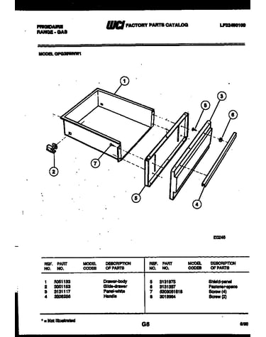 Drawer parts