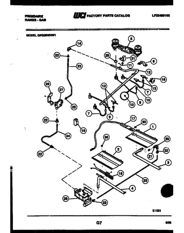 Burner, manifold and gas control