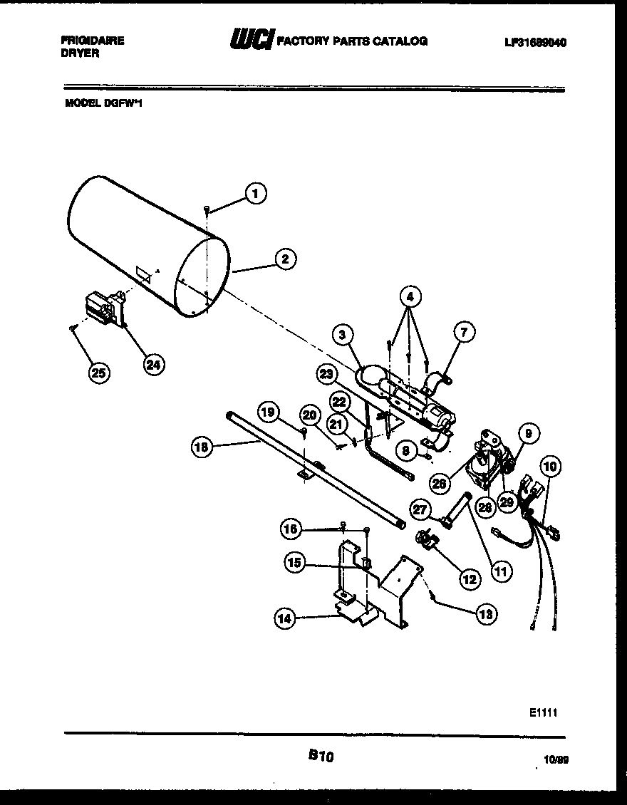 BURNER, IGNITER AND VALVE