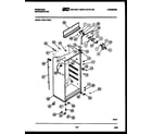 Frigidaire FPD17TIFW1 cabinet parts diagram
