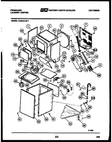 Cabinet parts and heater