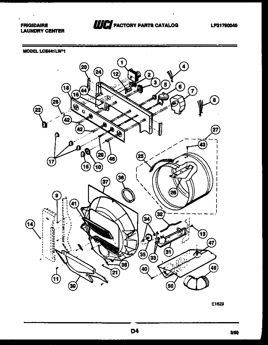Console, control and drum