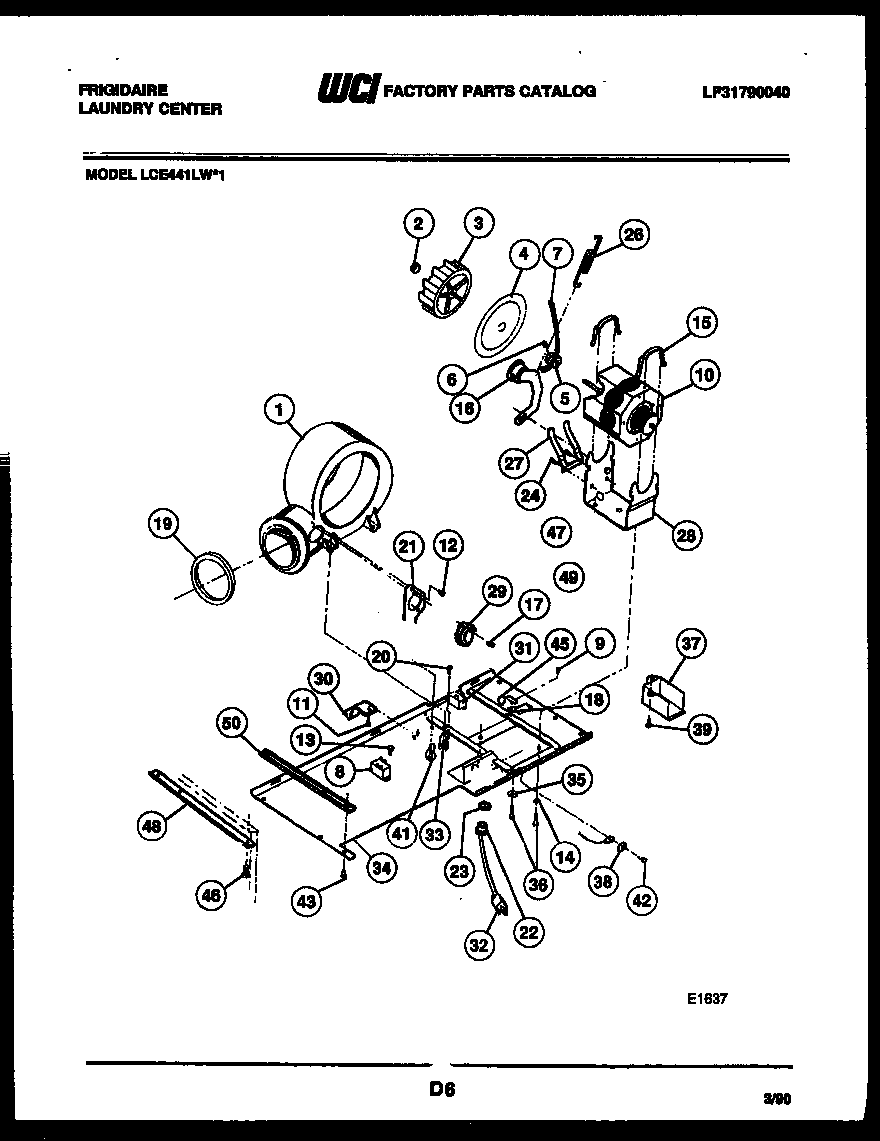 Dryer motor, blower and belt