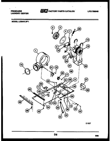 Dryer motor, blower and belt