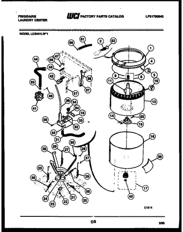 Tubs, water valve and lid switch