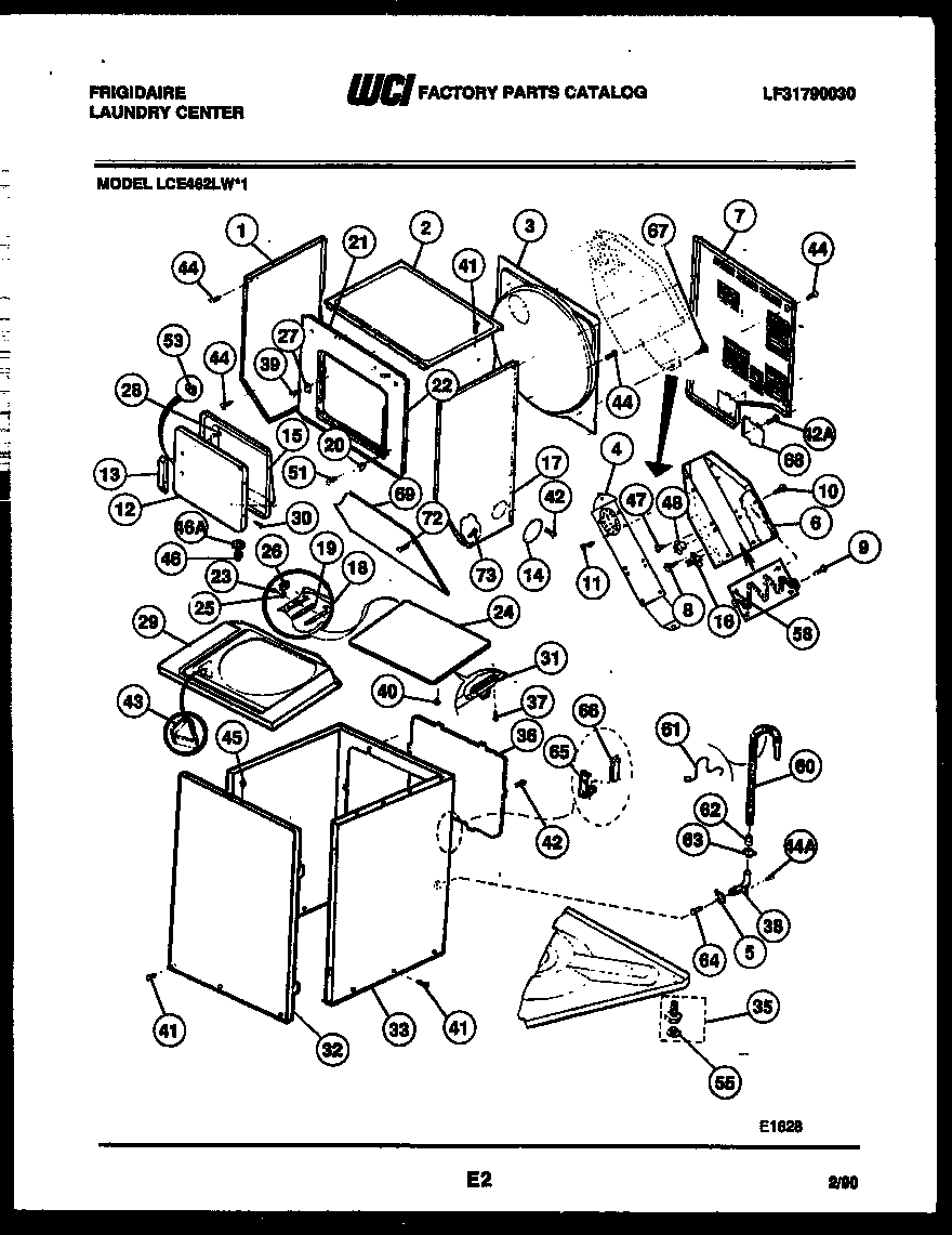 Cabinet parts and heater