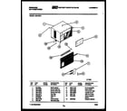 Frigidaire A06LE2K1 cabinet parts diagram