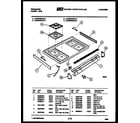 Frigidaire GPM638BDL7 cooktop parts diagram