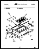 Upper oven door parts