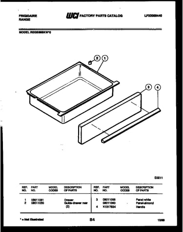 Drawer parts