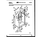 Frigidaire FPCI19TIFF1 cabinet parts diagram