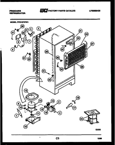 System and automatic defrost parts