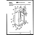 Frigidaire FPI14TLW0 cabinet parts diagram