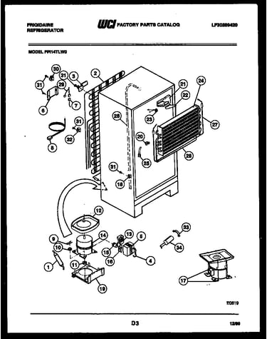 System and automatic defrost parts