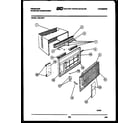 Frigidaire A05LH5K1 cabinet parts diagram