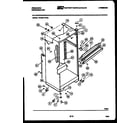 Frigidaire FPCE21TIFH2 cabinet parts diagram