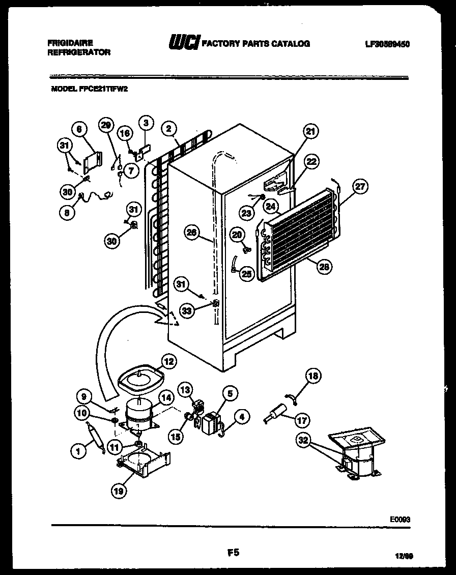 System and automatic defrost parts