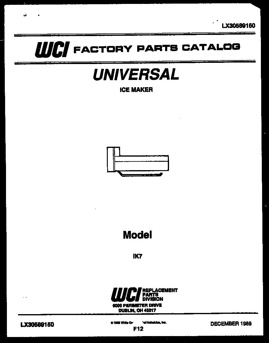 Cover page
