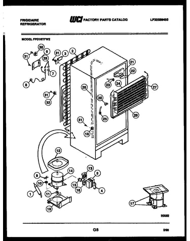 System and automatic defrost parts