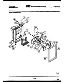 Ice door, dispenser and water tanks