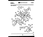 Frigidaire FPCE24VWLH0 ice maker and installation parts diagram