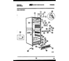 Frigidaire FCDWF135E1 cabinet parts diagram