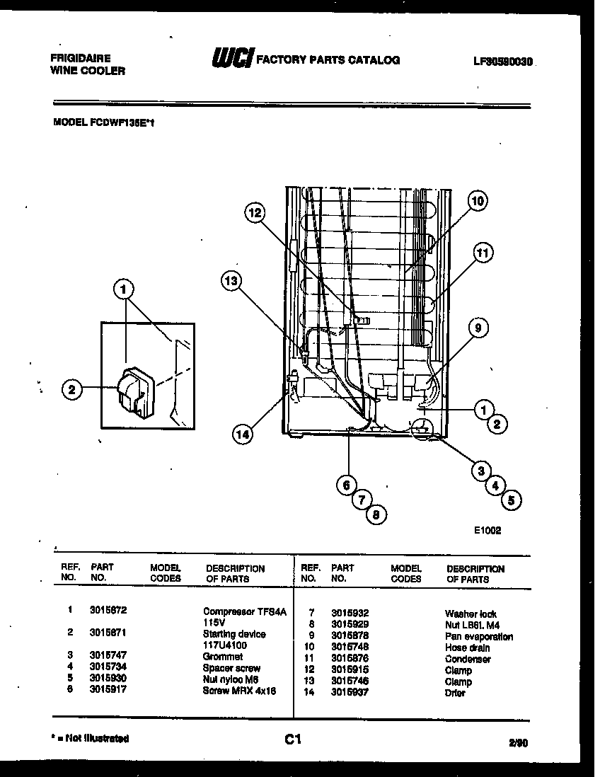 System and automatic defrost parts