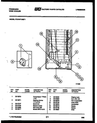 System and automatic defrost parts