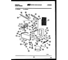 Frigidaire UFP16DL5 system and automatic defrost parts diagram