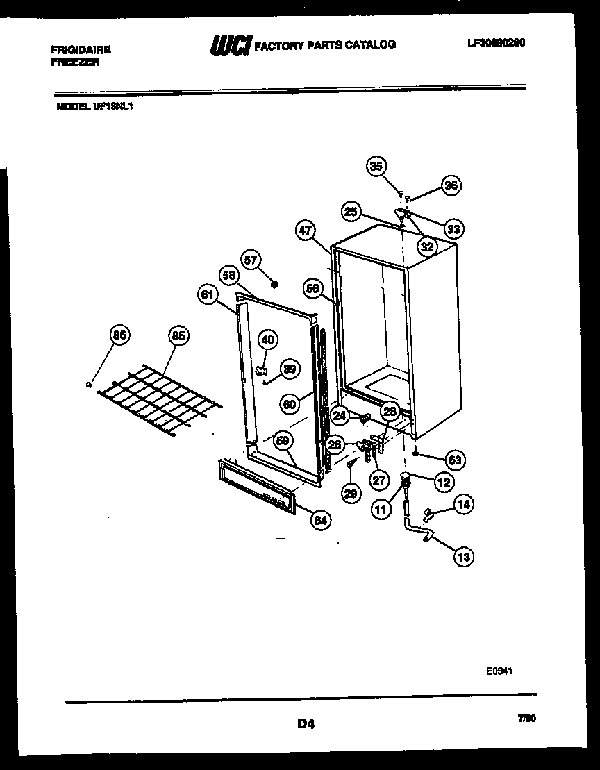 Cabinet parts