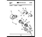 Frigidaire DECIFL1 motor and blower parts diagram