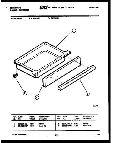 Drawer parts