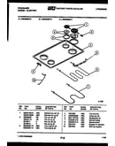 Cooktop and broiler parts