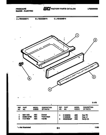Drawer parts
