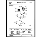 Frigidaire R30BCW4 broiler parts diagram