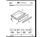 Frigidaire R30BCL4 drawer parts diagram