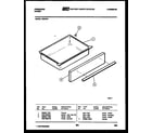 Frigidaire R30AL4 drawer parts diagram