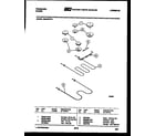 Frigidaire RS34BFW2 broiler parts diagram