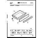 Frigidaire RGC32BAW4 drawer parts diagram