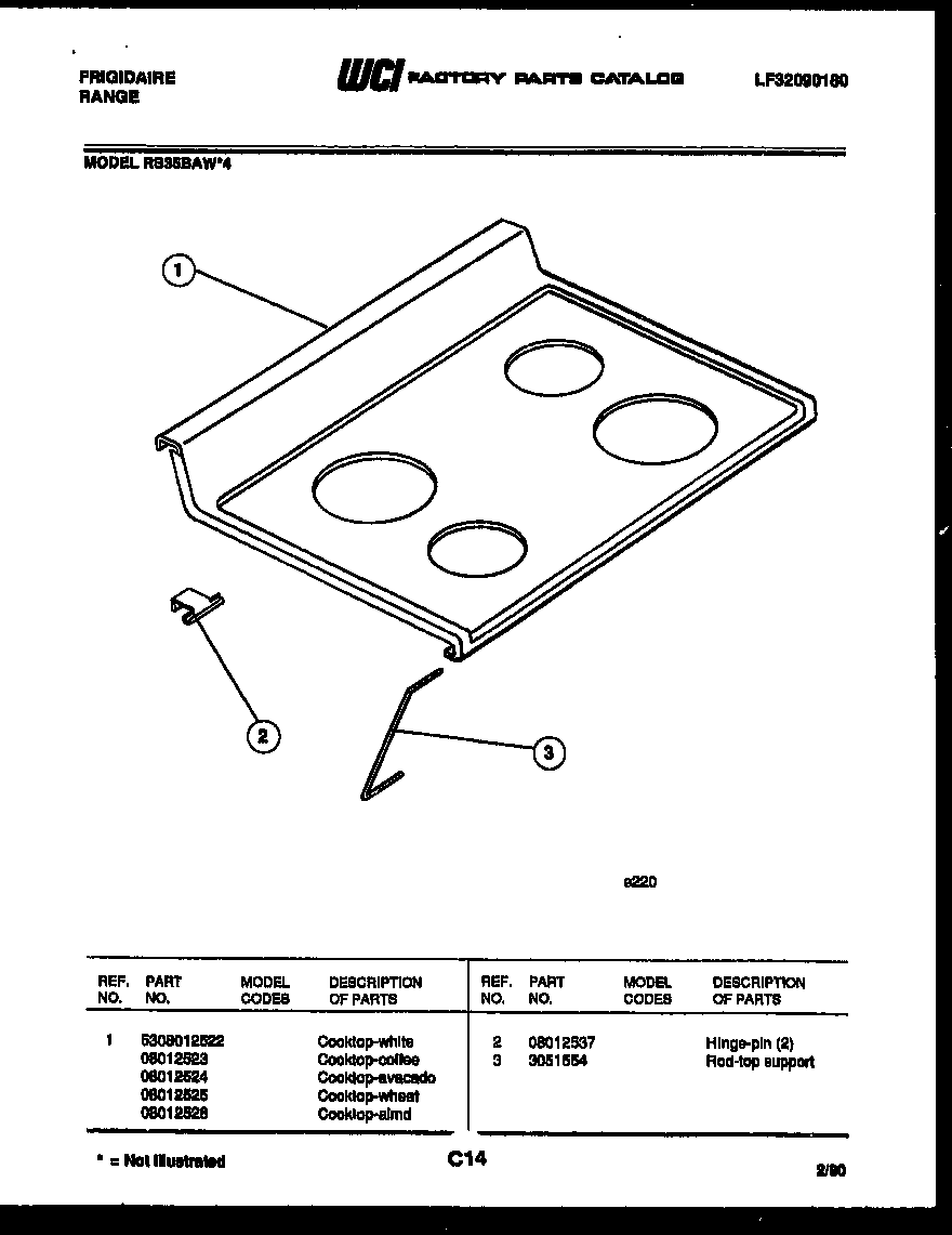 Cooktop parts